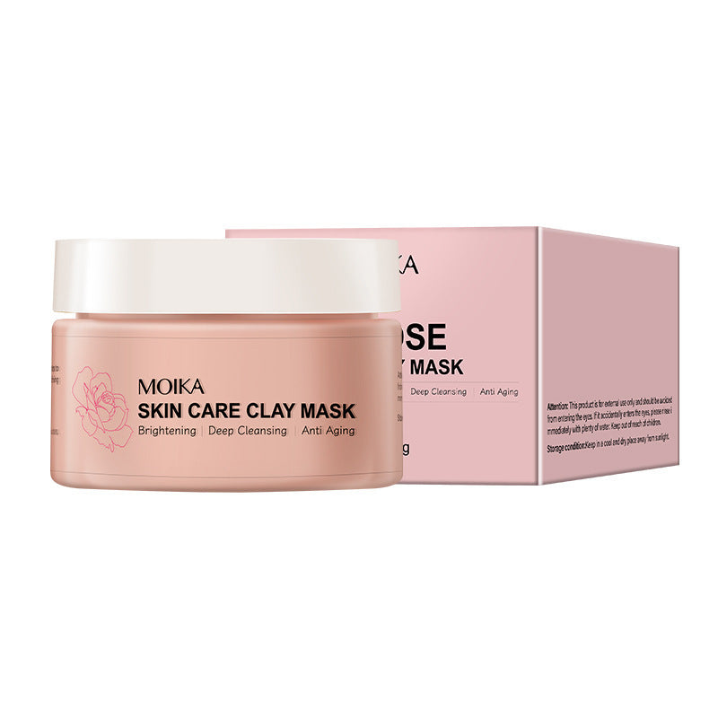 Clean Ginger Yellow Sea Green Tea Rose Smear Clay Mask